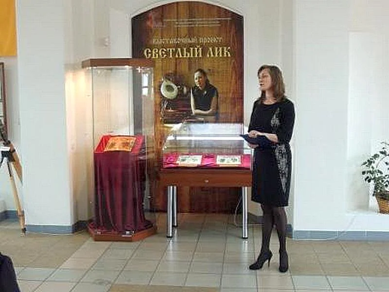 Открытие выставки иконы "Распятие Христа"