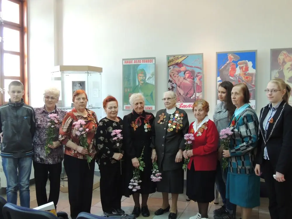 Открытие выставки "Мы славим наших ветеранов"